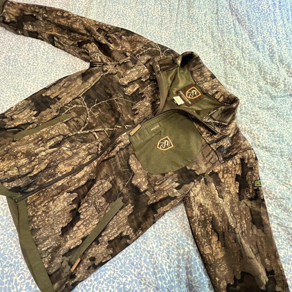Drake Non-Typical quarter zip (Realtree Timber)
